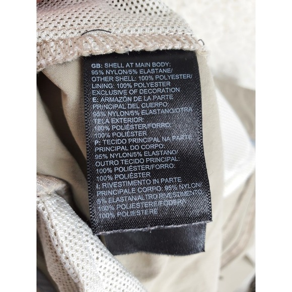 Vtg North Face TNF Shorts Mens 40x9 Beige Chino Khaki Camp Bike Hike Outdoor - Picture 9 of 12